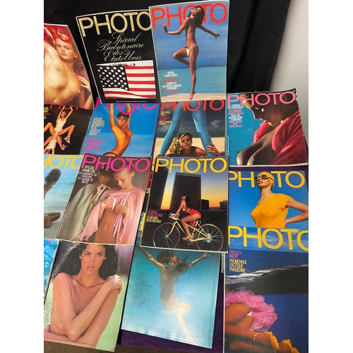 96 - Quantity of 28 1970's/80s French Photo Glamour / Photography Magazines inc Brooke Shields by Gary Gr... 