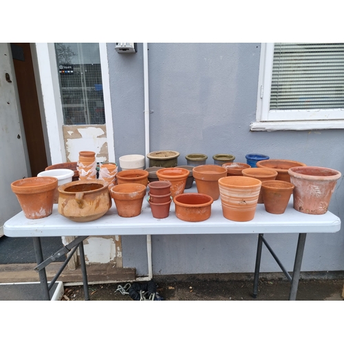 380 - A large collection of various small terracotta  flower / garden