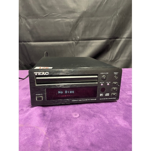 126 - TEAC CD player PD H300MKIII