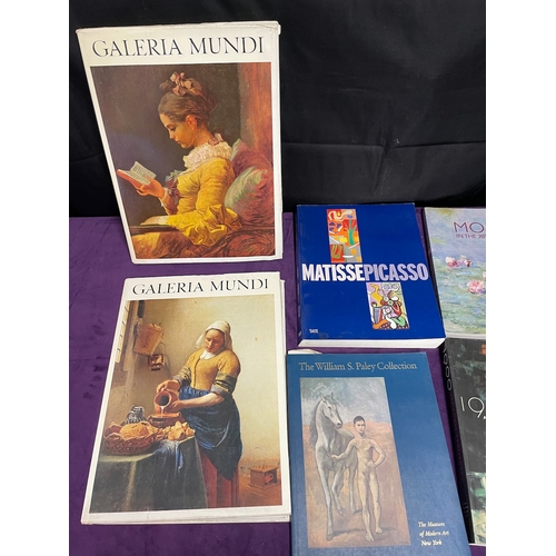 95 - Quantity of Artist Reference Books inc Mundi, Matisse , Picasso, Manet etc