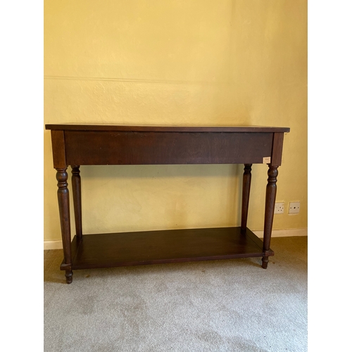 255 - Late 20th century Two draw sideboard / console hall table

Dimensions - 47.5 