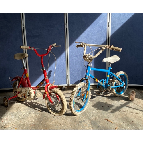 278 - Two vintage children's bikes.