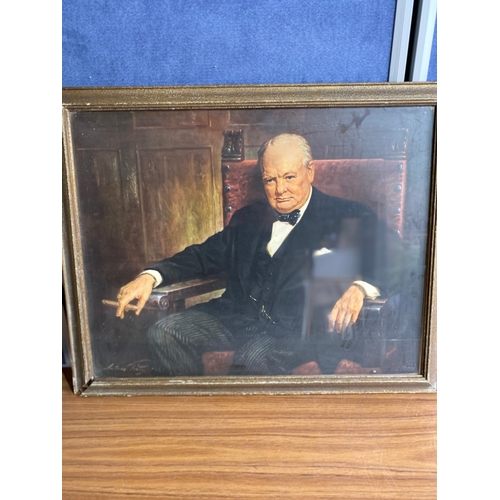 234 - A portrait of Winston Churchill and Royal tournament of Olympia collection.

Dimensions in images fo... 
