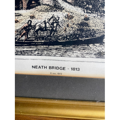 241 - A collection of Landscape art. Including Neath bridge 1813 and Chichester Cathedral..

See images fo... 