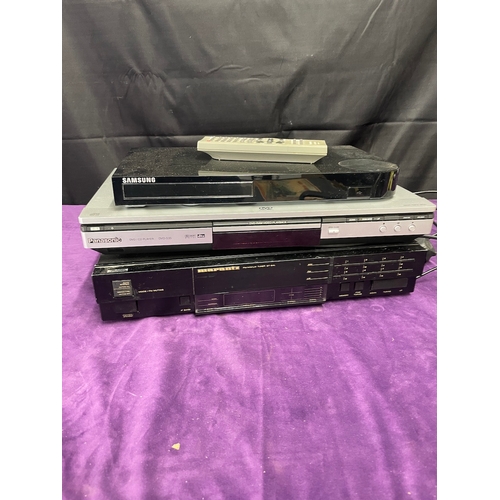 159 - Two DVD players + Marantz Tuner