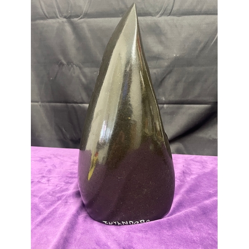 35B - African Masters Shona Serpentine Stone Sculptor by Tanyanyiwa Nyandoro -33cm