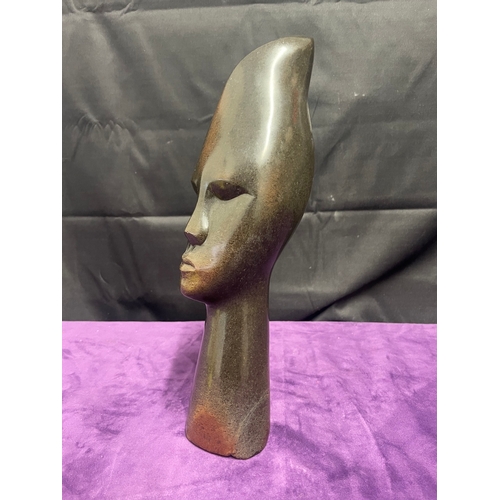 35C - African Masters Shona Serpentine Stone Sculptor by Agnes Nyanhongo  - 30cm