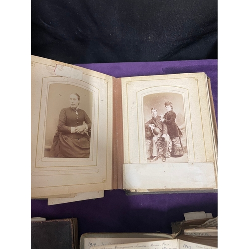 199 - Interesting lot of early 19th century diaries / journals / + 19th & early 20th century photographs o... 