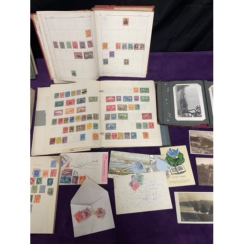 200 - Quantity of 19th Century & 20th century Great Britain & World Stamps in Albums + vintage stamp colle... 