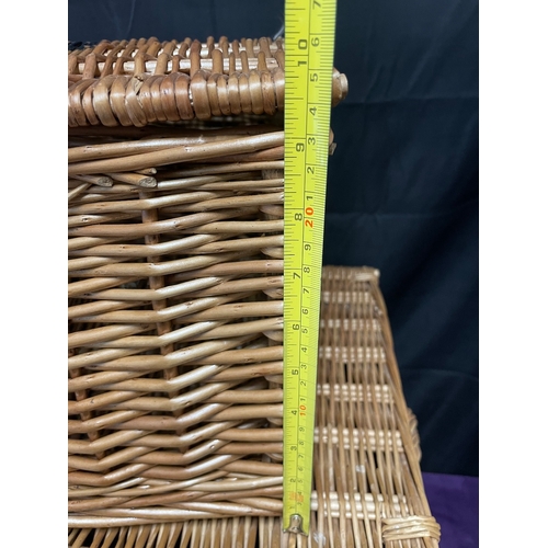 201 - Two Fortnum & Masons branded whicker baskets