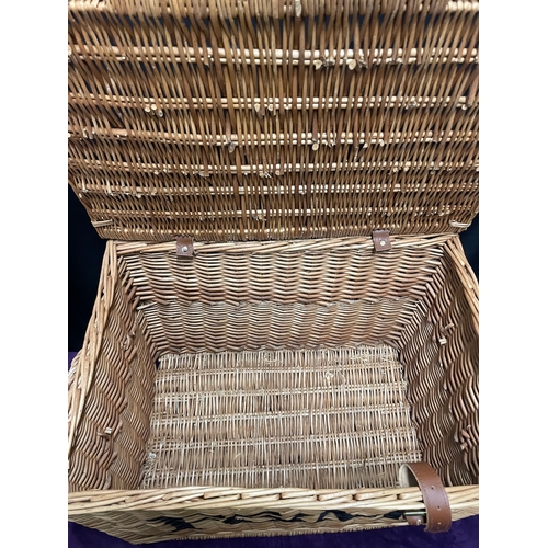 201 - Two Fortnum & Masons branded whicker baskets