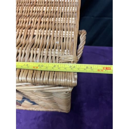 201 - Two Fortnum & Masons branded whicker baskets