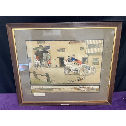 225 - Framed Chromolithograph 