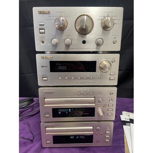 140A - Teac H300 Separates System including Amplifier / Tuner / Cassette Deck / CD player