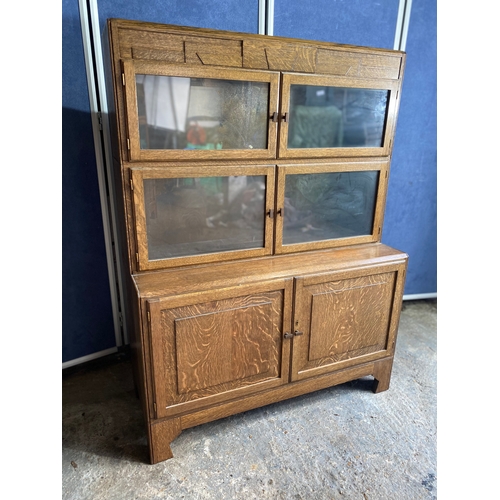 499 - Vintage Oak Sectional Oak Bookcase by Minty of Oxford 

Dimensions - 35