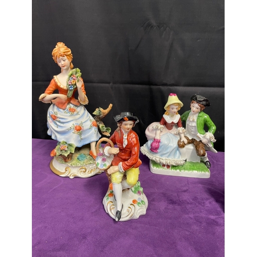 8 - Collection of vintage ceramic figurines inc Goebel / NAO etc