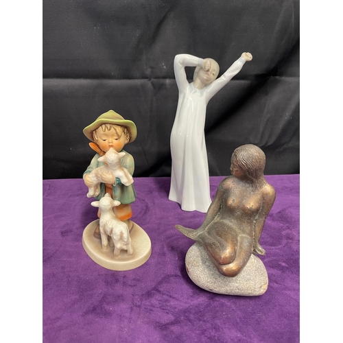 8 - Collection of vintage ceramic figurines inc Goebel / NAO etc