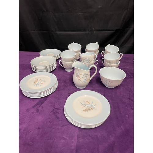 34 - Vintage 38 piece Queen Anne One Bone China 