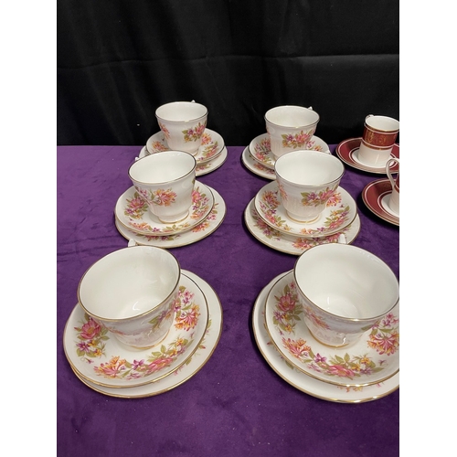 45 - Three Sets of Cups & Saucers inc Colclough 