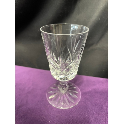 52 - Quantity of Cut Crystal Glasses / goblets