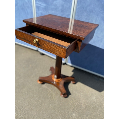 398 - Regency Period Rosewood  Occasional Table with 