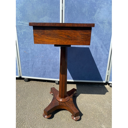 398 - Regency Period Rosewood  Occasional Table with 