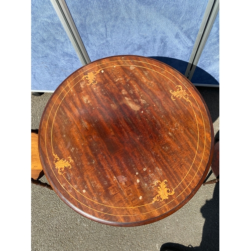 400 - Three Antique Side / Lamp Tables 

See images for all dimensions