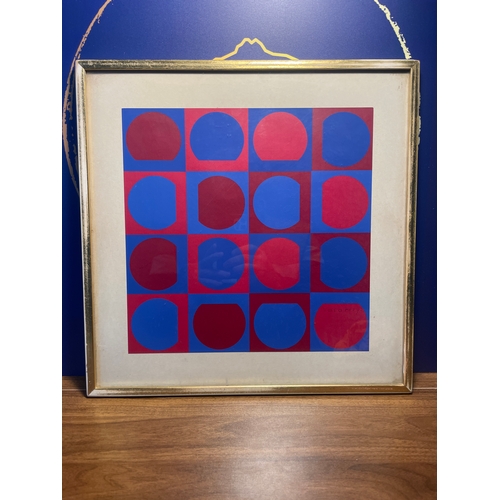 15 - Vintage Original Serigraph / Screen-print by Victor Vasarely (1906-1997) 1964 