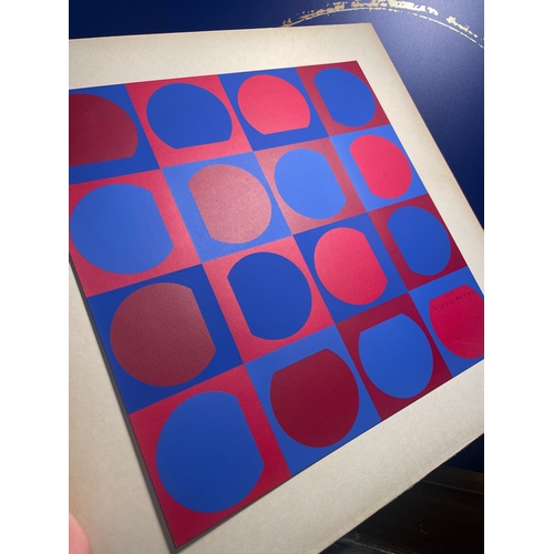 15 - Vintage Original Serigraph / Screen-print by Victor Vasarely (1906-1997) 1964 