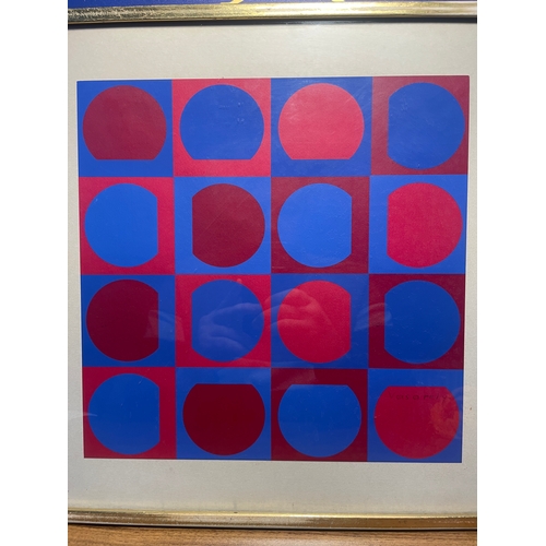 15 - Vintage Original Serigraph / Screen-print by Victor Vasarely (1906-1997) 1964 