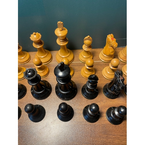 42 - Complete Late 19th Century The Staunton Chessmen Chess Set by Jaques & Son London c1890 in original ... 