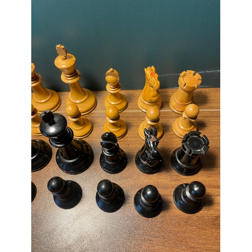 42 - Complete Late 19th Century The Staunton Chessmen Chess Set by Jaques & Son London c1890 in original ... 