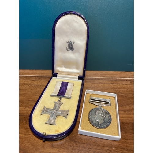 184 - Interesting Group of Two Medals -  Major Ronald Walter Boyd Service Number: 62663 Royal Ulster Rifle... 