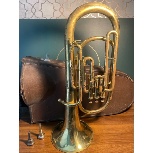 227 - Vintage Brass Lark Tuba M4051 in case