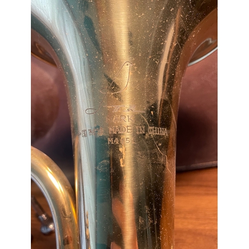 227 - Vintage Brass Lark Tuba M4051 in case