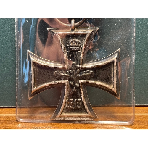 136 - German WW1 Iron Cross 2nd Class Medal  Iron Core Type L Maker N 1914-18