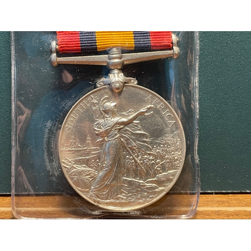 158 - Queens South Africa Medal Private T Sefton Cheshire Regiment South Africa 1902 - 5096