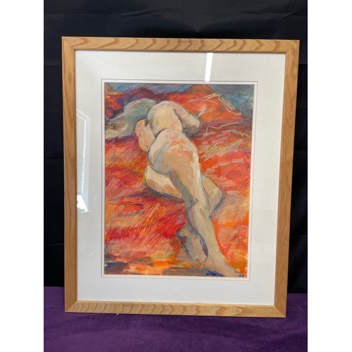 29A - Original Framed Su Walls Nude Still Life 