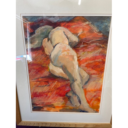 29A - Original Framed Su Walls Nude Still Life 