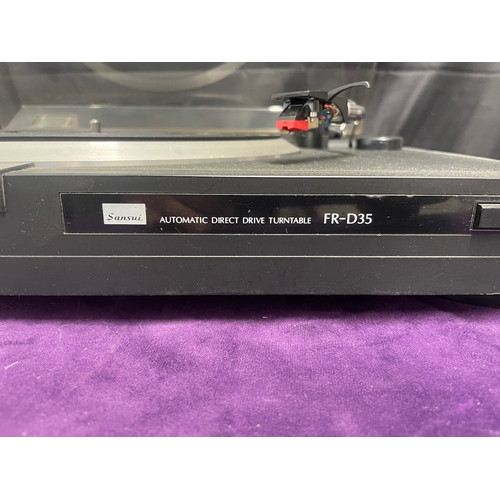 3 - Sansui Direct Drive Turntable FR D35