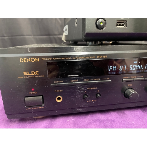 14 - Denon RCD M37DAB CD Receiver / Denon DRA 455 Stereo Receiver