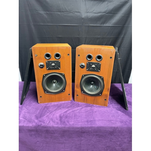 18 - Vintage LK Teak cased Speakers