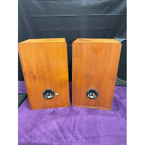 18 - Vintage LK Teak cased Speakers