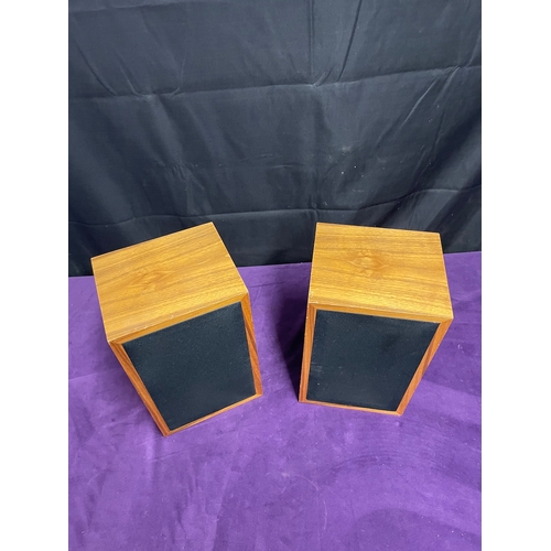 20 - Linn Kan 50w Shelf Speakers Teak