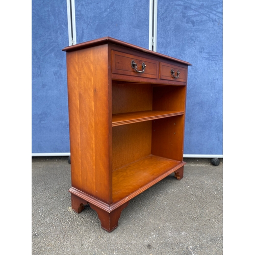 218 - Lexterin reproduction Yew wood bookshelf

Dimensions - 29