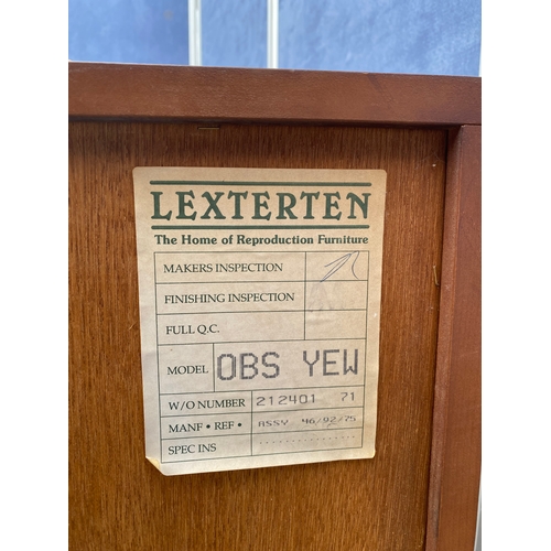 218 - Lexterin reproduction Yew wood bookshelf

Dimensions - 29