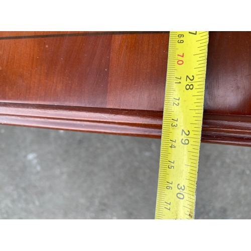 218 - Lexterin reproduction Yew wood bookshelf

Dimensions - 29