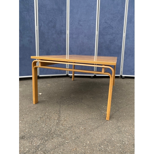 240 - A mid 20th century birch coffee table 

Dimensions - 47