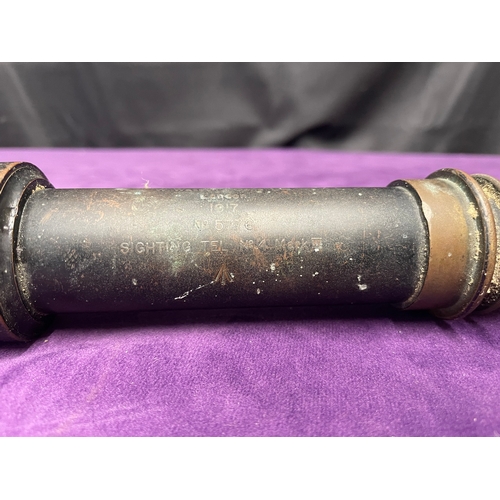 38 - WW1 W Watson & Sons London 1917 No 5776 Sighting Telescope No 4 Mark 3