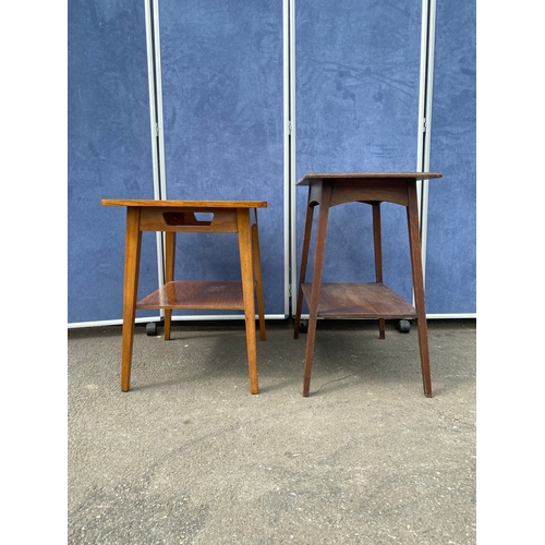 247 - Two small mid century occasional side tables